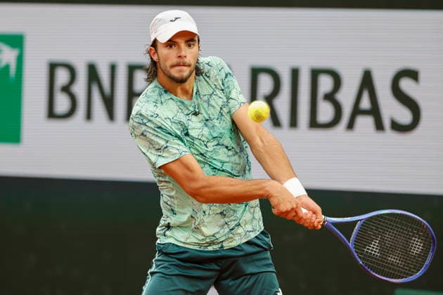 May 19, 2026, Paris, Paris, France: Jaime FARIA (POR) in action during the qualifications day 2 of the tennis Grand Slam of Roland Garros 2026, at Roland Garros Stadium - on April 16 2026 .Paris - France Paris France - ZUMAb253 20260519_zsp_b253_033 Copyright: xLoicxBaratouxx