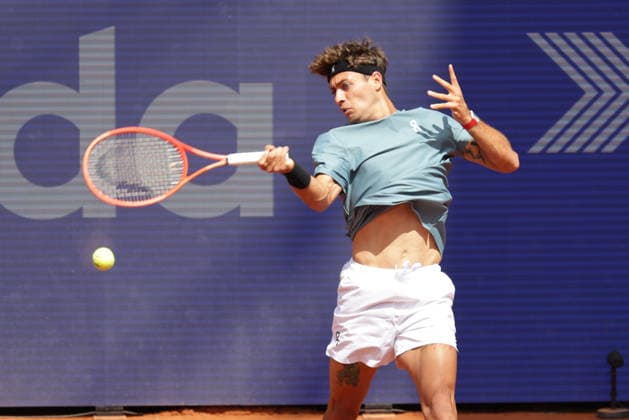 2026 05 19, xFSx, Bitpanda Open Hamburg ATP500, round of 16, mens tennis tournament in Hamburg , Am Rothembaum in Hamburg , Flavio Cobolli ITA plays a forehand Copyright: HMBxMedia FernandoxSoares