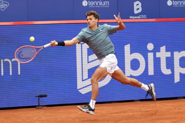 2026 05 19, xFSx, Bitpanda Open Hamburg ATP500, round of 16, mens tennis tournament in Hamburg , Am Rothembaum in Hamburg , Flavio Cobolli ITA plays a forehand Copyright: HMBxMedia FernandoxSoares