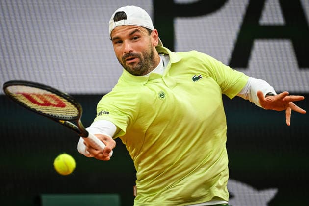 May 19, 2026, Paris, France, France: Grigor DIMITROV of Bulgaria during the second qualifying day of the Roland-Garros 2026, French Open 2026, Grand Slam tennis tournament at Roland-Garros Stadium on May 19, 2026 in Paris, France. Paris France - ZUMAm308 20260519_zsp_m308_024 Copyright: xMatthieuxMirvillex