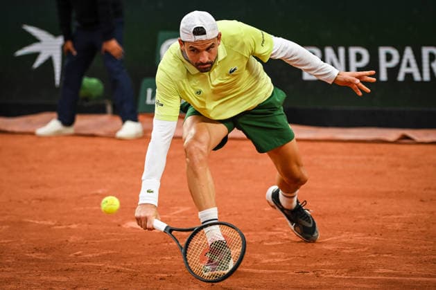 May 19, 2026, Paris, France, France: Grigor DIMITROV of Bulgaria during the second qualifying day of the Roland-Garros 2026, French Open 2026, Grand Slam tennis tournament at Roland-Garros Stadium on May 19, 2026 in Paris, France. Paris France - ZUMAm308 20260519_zsp_m308_026 Copyright: xMatthieuxMirvillex