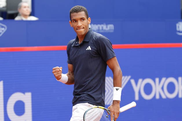 2026 05 19, xFSx, Bitpanda Open Hamburg ATP500, round of 16, mens tennis tournament in Hamburg , Am Rothembaum in Hamburg , Felix Auger Aliassime CAN winners fist, jubilation Copyright: HMBxMedia FernandoxSoares