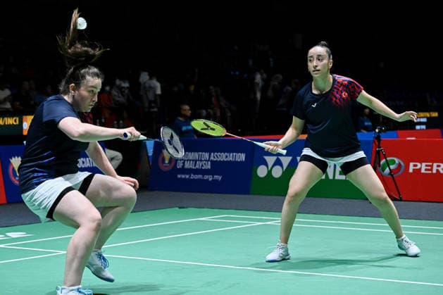(260519) -- KUALA LUMPUR, May 19, 2026 -- Bengisu Ercetin (L) Nazlican Inci compete during the women s doubles round of 32 match between Luo Yi Wang Tingge of China and Bengisu Ercetin Nazlican Inci of T¨¹rkiye at 2026 Malaysia Masters badminton tournament in Kuala Lumpur, Malaysia, May 19, 2026. (Photo by Xinhua) (SP)MALAYSIA-KUALA LUMPUR-BADMINTON-MALAYSIA MASTERS-WOMEN S DOUBLES ChongxVoonxChung 