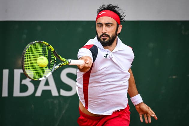 May 19, 2026, Paris, France, France: Lorenzo GIUSTINO of Italy during the second qualifying day of the Roland-Garros 2026, French Open 2026, Grand Slam tennis tournament at Roland-Garros Stadium on May 19, 2026 in Paris, France. Paris France - ZUMAm308 20260519_zsp_m308_066 Copyright: xMatthieuxMirvillex