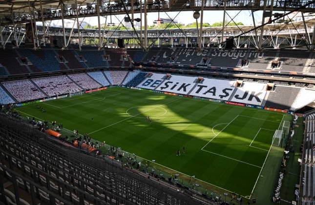 FOOTBALL EUROPA LEAGUE SEASON 2025 2026 Final in Istanbul 19 05 2026 SC Freiburg Aston Villa Interior view of Besiktas Park Stadium