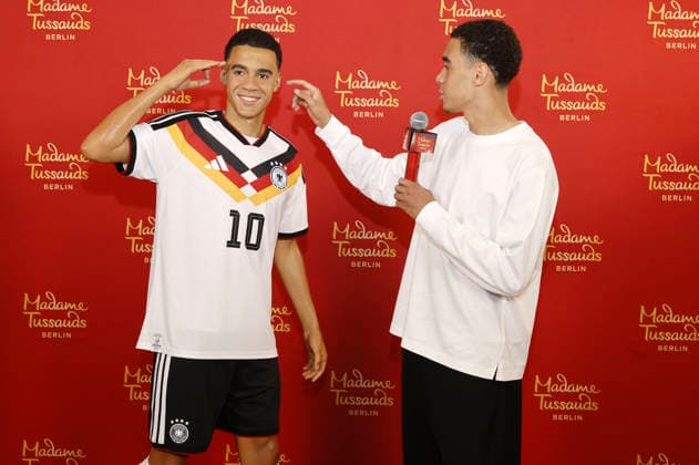 Jamal Musiala at the presentation of his wax figure at the Hotel Bayerischer Hof Munich, 19 05 2026 Foto:xAgenturxWehnertx xZichyx xFuturexImagex musiala_6511