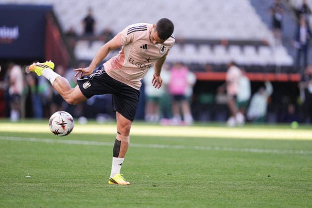 ISTANBUL, TURKIYE ? 19 MAY 2026: Emiliano Buendia of Aston Villa F.C. during the training session the day before the UEFA Europa League Final 2026 match between SC Freiburg and Aston Villa F.C. at Besiktas Park on May 19, 2026 in Istanbul, Turkiye. Copyright: xAlexandraxFechetex xSPPx Sportspressphoto_SPR150124