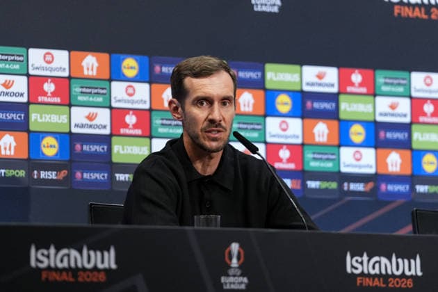 Football, EL, Final in Istanbul, SC Freiburg, Press conference
