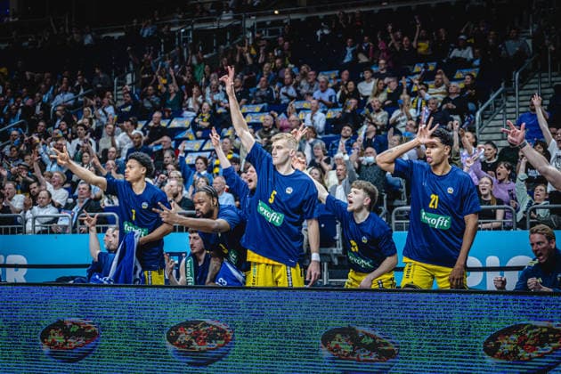 Basketball Berlin 19 05 2026 Season 2025 2026 EasyCredit BBL 1 Bundesliga Men, Men Playoffs Quarterfinals Game 2 Alba Berlin RASTA Vechta jubel Alba