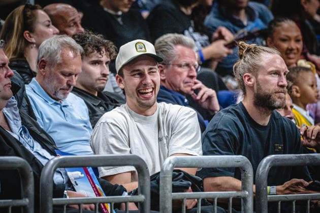 Basketball Berlin 19 05 2026 Season 2025 2026 EasyCredit BBL 1 Bundesliga Men, Men Playoffs Quarterfinals Game 2 Alba Berlin RASTA Vechta Franz Wagner as a guest Spectator