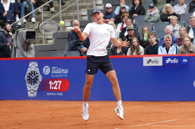 2026 05 19, xFSx, Bitpanda Open Hamburg ATP500, round of 16, mens tennis tournament in Hamburg , Am Rothembaum in Hamburg , Justin Engel GER plays a forehand Copyright: HMBxMedia FernandoxSoares