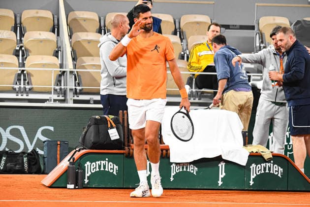 TENNIS : Roland Garros 2026 - Paris - 19 05 2026 Novak Djokovic (SRB) ParisFrance  Copyright: xBaptistexAutissierx