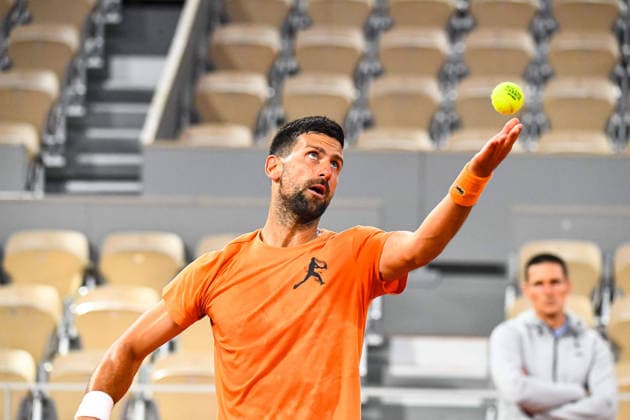 TENNIS : Roland Garros 2026 - Paris - 19 05 2026 Novak Djokovic (SRB) ParisFrance  Copyright: xBaptistexAutissierx