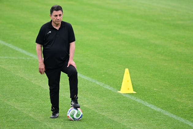 Iran National Football Team starts preparations in Turkiye s Antalya ahead of 2026 FIFA World Cup, WM, Weltmeisterschaft, Fussball ANTALYA, TURKIYE - MAY 19: Head Coach of the Iran National Football Team Amir Ghalenoei leads a training session at the Mardan Sports Complex in Antalya, Turkiye on May 19, 2026. The national team, Nationalteam launched their training camp in southern Turkiye to prepare for the upcoming 2026 FIFA World Cup, jointly hosted by the United States, Canada, and Mexico. Orhan Cicek Anadolu Antalya Turkey. Editorial use only. Please get in touch for any other usage.  Copyright: x2026xAnadoluxOrhanxCicekx