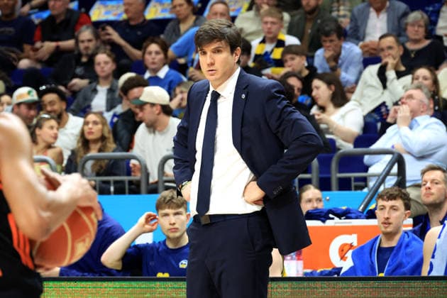 DEU, easyCredit BBL, ALBA vs Rasta Vechta, 19 05 2026, Uber Arena, Berlin, DEU, easyCredit BBL, ALBA vs Rasta Vechta, in the picture CHEFTRAINER Pedro Calles ALBA Berlin nordphotoxGmbHx xEngler nph00076