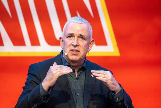 Soccer, Men, Season 2025 2026, 1 Bundesliga, 1 FC Union Berlin, Annual General Meeting at Stadion An der Alten Försterei, President Dirk Zingler 1 FC Union , 19 05 2026, Copyright: xMatthiasxKochx
