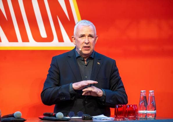 Soccer, Men, Season 2025 2026, 1 Bundesliga, 1 FC Union Berlin, Annual General Meeting at Stadion An der Alten Försterei, President Dirk Zingler 1 FC Union , 19 05 2026, Copyright: xMatthiasxKochx