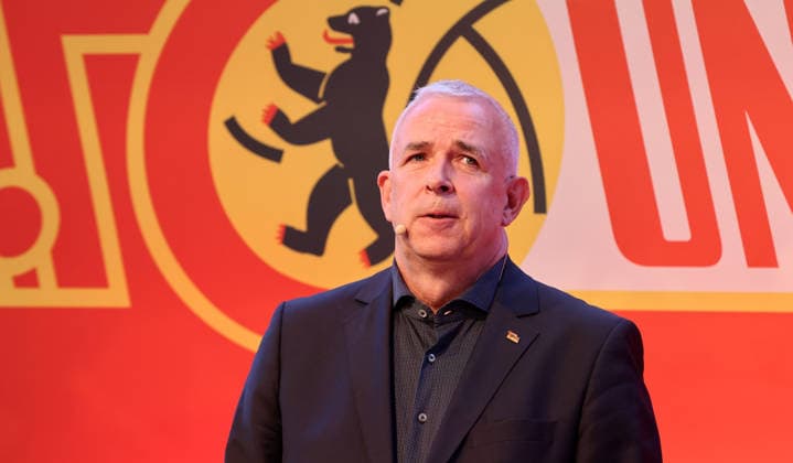 President Dirk Zingler MV General Meeting at Stadion An der Alten Försterei Sport Football Soccer Bundesliga Men DFL Season 2025 2026 19 05 2026 1 FC Union Berlin FCU