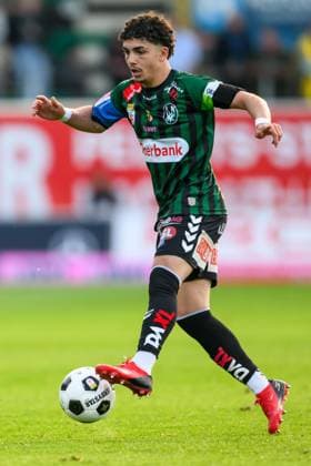 SOCCER - BL, Ried vs WAC RIED,AUSTRIA,19.MAY.26 - SOCCER - ADMIRAL Bundesliga, Europacup play off, SV Ried vs Wolfsberger AC. Image shows Jussef Nasrawe (Ried).  GEPAxpictures xDanielaxMoser
