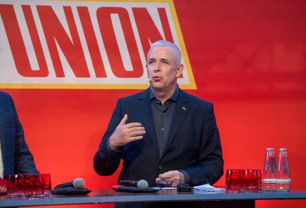 Soccer, Men, Season 2025 2026, 1 Bundesliga, 1 FC Union Berlin, Annual General Meeting at Stadion An der Alten Försterei, President Dirk Zingler 1 FC Union , 19 05 2026, Copyright: xMatthiasxKochx