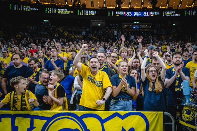 Basketball Berlin 19 05 2026 Season 2025 2026 EasyCredit BBL 1 Bundesliga Men, Men Playoffs Quarterfinals Game 2 Alba Berlin RASTA Vechta Cheering Alba Fans