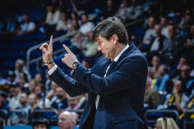 Basketball Berlin 19 05 2026 Season 2025 2026 EasyCredit BBL 1 Bundesliga Men, Men Playoffs Quarterfinals Game 2 Alba Berlin RASTA Vechta Pedro Calles Alba Berlin, Coach