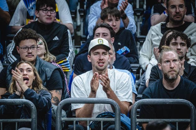 Basketball Berlin 19 05 2026 Season 2025 2026 EasyCredit BBL 1 Bundesliga Men, Men Playoffs Quarterfinals Game 2 Alba Berlin RASTA Vechta Franz Wagner Spectator guest