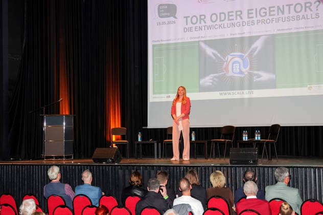 19 05 2026, Germany, Stuttgart, Football ethics in dialog Goal or own goal Moderation DesirÃ e Krause