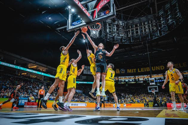 Basketball Berlin 19 05 2026 Season 2025 2026 EasyCredit BBL 1 Bundesliga Men, Men Playoffs Quarterfinals Game 2 Alba Berlin RASTA Vechta Lars Thiemann Vechta, No 21