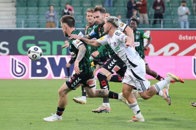 19 05 2026, Ried im Innkreis, AUT, On the road in Upper Austria, SV Oberbank Ried RZ Pellets WAC, Austrian Football League, ADMIRAL Bundesliga, in the picture Philipp Pomer, Ried,
