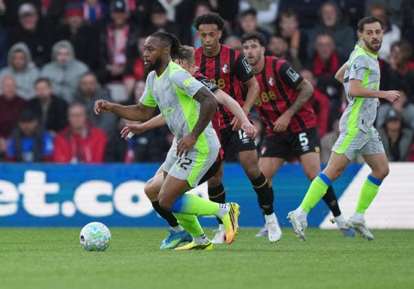 Bournemouth v Manchester City, Premier League, Football, Vitality Stadium, Bournemouth, UK - 19 May 2026 Antoine Semenyo of Manchester City. Bournemouth Vitality Stadium Bournemouth UK, UK NEWSPAPERS OUT Copyright: xSeanxRyanx