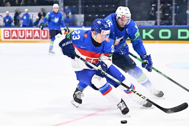 Ice hockey, World Championship, Slovenia - Slovakia