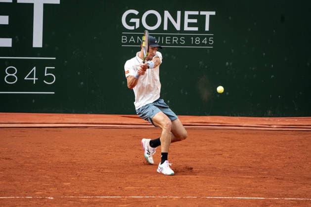 TENNIS : Open de Geneve - 19 05 2026 Raphael Collignon against Adrian Mannarino at the Gonet Geneva Open  Copyright: xTRISTANx