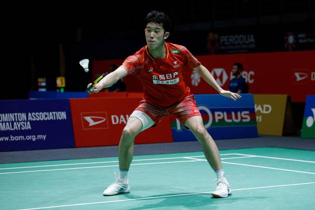 Perodua Malaysia Masters in Kuala Lumpur - 19 May 2026 Hu Zhe An of China plays against Lim Ming Hong of Malaysia (not pictured) during the Men s Singles qualifying match of the Perodua Malaysia Masters 2026 at Unifi Arena. Hu Zhe An won with scores; 21 21 : 13 10. Kuala Lumpur Malaysia Copyright: xWongxFokxLoyx xSOPAxImagesx 20260519_PDM_2172 copy
