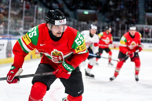 Ice hockey, Eishockey - IIHF WC 2026 ZURICH,SWITZERLAND,19.MAY.26 - ICE HOCKEY - IIHF Ice Hockey World Championship, WM, Weltmeisterschaft 2026, group stage, Hungary vs Great Britain. Image shows Tamas Ortenszky (HUN).  GEPAxpictures xMaticxKlansek