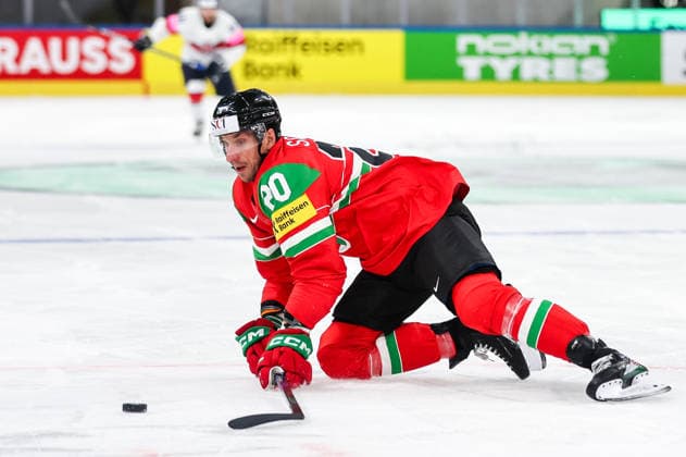 Ice hockey, Eishockey - IIHF WC 2026 ZURICH,SWITZERLAND,19.MAY.26 - ICE HOCKEY - IIHF Ice Hockey World Championship, WM, Weltmeisterschaft 2026, group stage, Hungary vs Great Britain. Image shows Istvan Sofron (HUN).  GEPAxpictures xMaticxKlansek