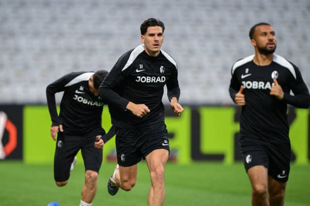 Freiburg completes preparations for Aston Villa match ISTANBUL, TURKIYE - MAY 19: Freiburg completes its preparations with a training session at Tupras Stadium ahead of tomorrow’s UEFA Europa League match against England’s Aston Villa in Istanbul, Turkiye on May 19, 2026. Arif Hudaverdi Yaman Anadolu Istanbul Turkey. Editorial use only. Please get in touch for any other usage.  Copyright: x2026xAnadoluxArifxHudaverdixYamanx