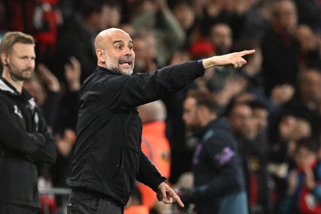 Bournemouth v Manchester City, Premier League Manchester City manager Pep Guardiola gestures during the Premier League match between Bournemouth and Manchester City at the Vitality Stadium, Bournemouth, UK on 19 May 2026. Bournemouth Vitality Stadium Dorset UK Editorial use only DataCo restrictions apply See www.football-dataco.com , Copyright: xGrahamxHuntx PSI-24285-0081