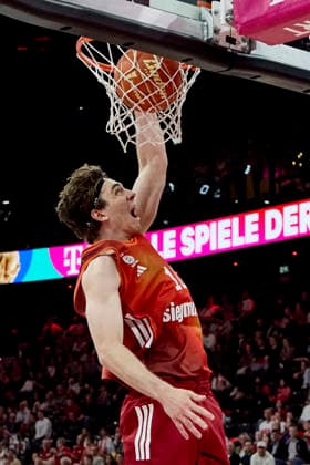 German Basketball Bundesliga BBL , FC Bayern Munich Basketball vs VET CONCEPT GLADIATORS Trier, Munich FC Bayern Basketball, Trier VET CONCEPT GLADIATORS, 2026 05 19 in Munich SAP Garden JESSUP Justinian FC Bayern Munich Basketball Shooting Guard SG Nr10 FCBB10 sportworld Munich SAP Garden Bayern Germany
