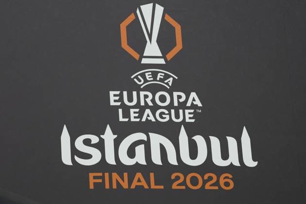 20.05.2026 - SOCCER - 2025-2026 UEFA EUROPA LEAGUE FINAL, SC Freiburg vs Aston Villa Final official tournament branding featuring the UEFA Europa League Final logo displayed prominently at the event venue in Istanbul. ISTANBUL ISTANBUL, BESIKTAS PARK TÜPRAS STADIUM BESIKTAS PARK TÜPRAS STADIUM TÜRKIYE