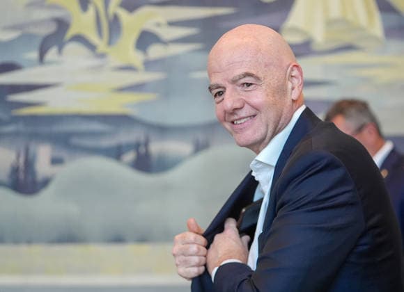 World Football Day is celebrated at the UN NEW YORK CITY, UNITED STATES - MAY 19: President of FIFA, Gianni Infantino, attends World Football Day event at the UN General Assembly on May 19, 2026, New York, U.S. Selcuk Acar Anadolu New York United States. Editorial use only. Please get in touch for any other usage.  Copyright: x2026xAnadoluxSelcukxAcarx