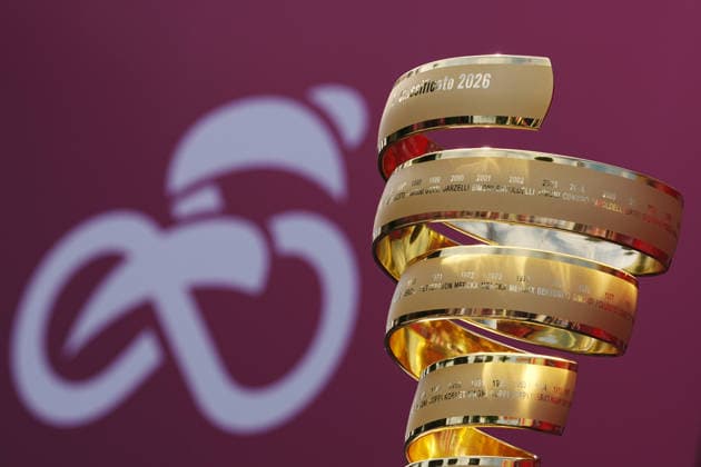 The trophy (trofeo senza fine) during Stage 11 of the Giro d™Italia, from Porcari to Chiavari, Italy, Wednesday, May 20, 2026.  Copyright: xGianxMattiaxD Albertox xLaPressex