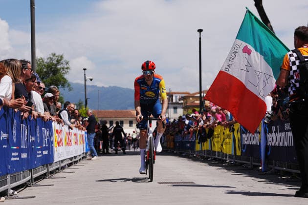 Germany™s Maximilian Richard Walscheid of Lidl-Trek during Stage 11 of the Giro d™Italia, from Porcari to Chiavari, Italy, Wednesday, May 20, 2026.  Copyright: xGianxMattiaxD Albertox xLaPressex