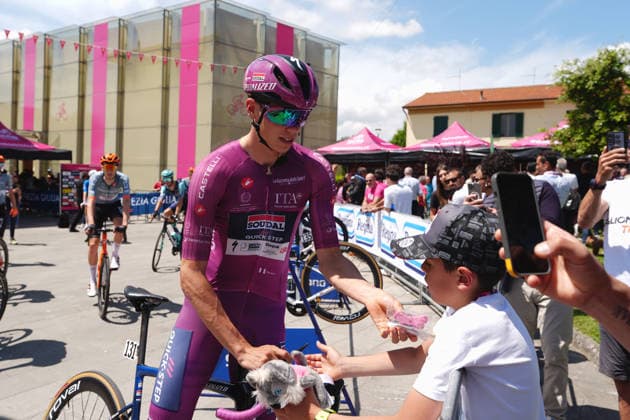 France™s Paul Magnier of Soudal Quick-Step during Stage 11 of the Giro d™Italia, from Porcari to Chiavari, Italy, Wednesday, May 20, 2026.  Copyright: xMassimoxPaolone LaPressex