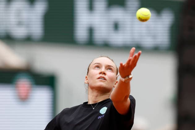 May 20, 2026, Paris, Paris, France: Elena RYBAKINA (KAZ) in action during training session on day 3 of the tennis Grand Slam of Roland Garros 2026, at Roland Garros Stadium - on April 16 2026 .Paris - France Paris France - ZUMAb253 20260520_zsp_b253_011 Copyright: xLoicxBaratouxx