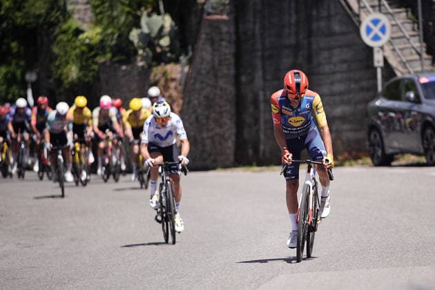 Italy™s Giulio Ciccone of Lidl-Trek during Stage 11 of the Giro d™Italia, from Porcari to Chiavari, Italy, Wednesday, May 20, 2026.  Copyright: xMarcoxAlpozzix xLaPressex