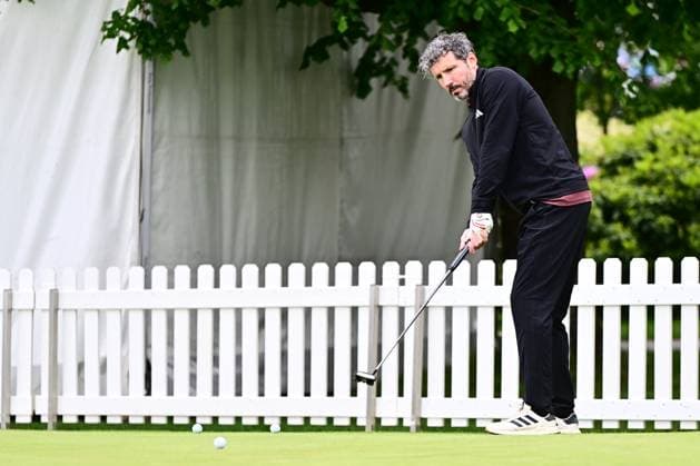 Soudal Open Golf SCHILDE, BELGIUM - MAY 20 : Mark Van Bommel pictured during the tee-off in the ProAm of the Soudal Open Golf at the Rinkven International Golf Club on May 20, 2026 in Schilde, Belgium, 20 05 2026 Schilde Belgium  Copyright: xPeterxDexVoechtx
