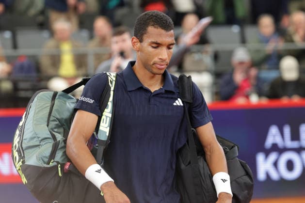 2026 05 20, xFSx, Bitpanda Open Hamburg ATP500, round of 16, mens tennis tournament in Hamburg , Am Rothembaum in Hamburg , Felix Auger Aliassime CAN disappointed, disappointed looking, dissapointed, sad, frustrated, frustrated, frustrated Copyright: HMBxMedia FernandoxSoares