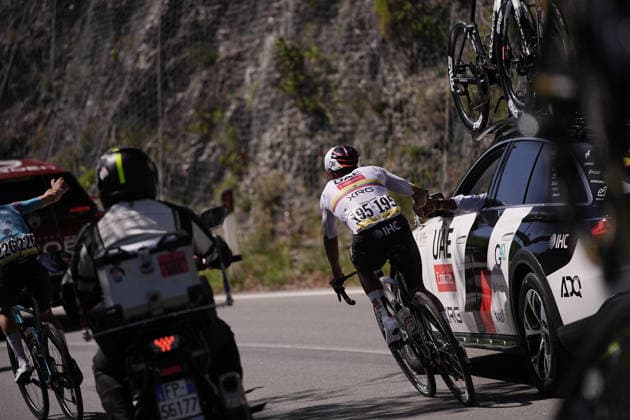 Switzerland™s Jan Christen of UAE Team Emirates XRG during Stage 11 of the Giro d™Italia, from Porcari to Chiavari, Italy, Wednesday, May 20, 2026.  Copyright: xMarcoxAlpozzi LaPressex