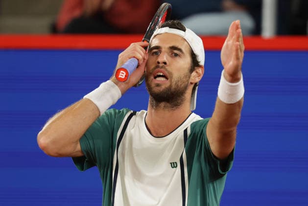 2026 05 20, xFSx, Bitpanda Open Hamburg ATP500, round of 16, mens tennis tournament in Hamburg , Am Rothembaum in Hamburg , Karen Khachanov disappointed, looking disappointed, dissapointed, sad, frustrated, frustrated, frustrated Copyright: HMBxMedia FernandoxSoares